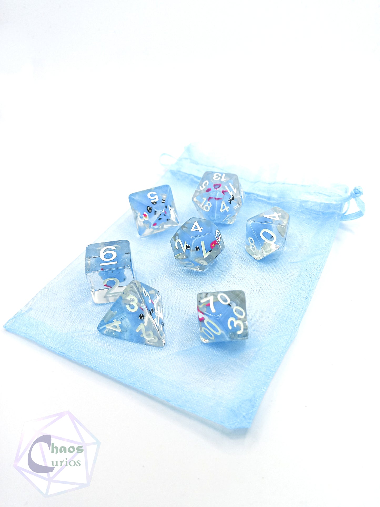Octopus 7-piece Resin Dice Set
