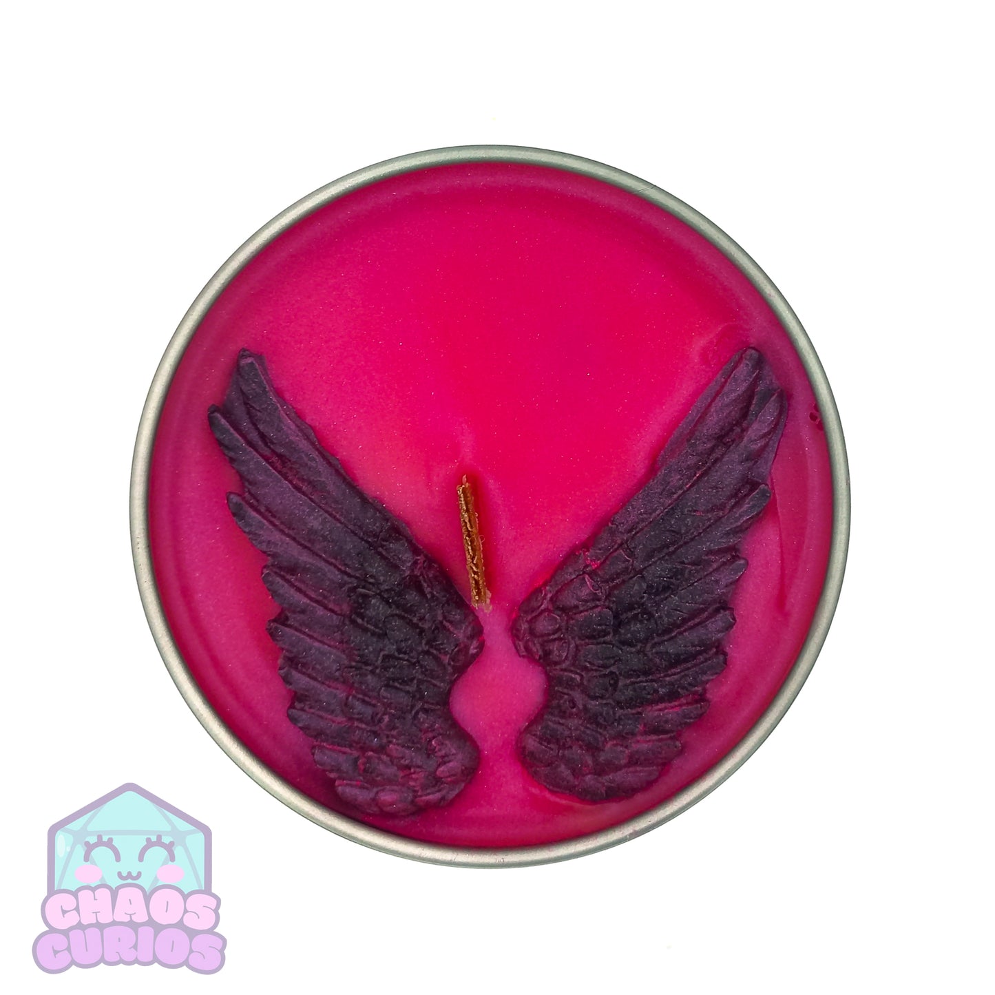 Demon Vegan Coconut Wax Candle, Egyptian Amber and Cedar Flames, 35 hrs+ burn time, Angel/Demon Inspired Candle, Good Omens Candle, Good Omens Fandom