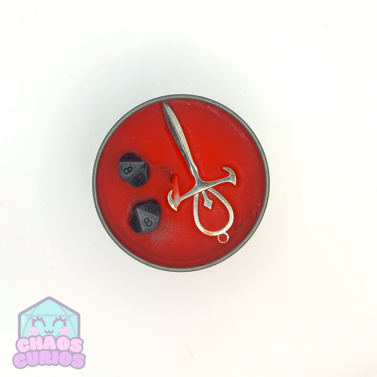 The Masquerade, Vampire themed Vegan Coconut Wax Candle, Strawberry and Rhubarb Scented, 35 hrs+ burn time, Roleplaying Game Candle, RPG Candle