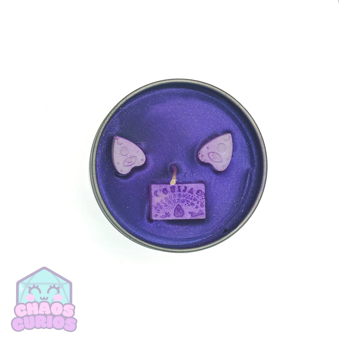 Ouija Board Candle, Vegan Coconut Wax Candle, Velvet Rose and Oud Scented, 35 hrs+ burn time