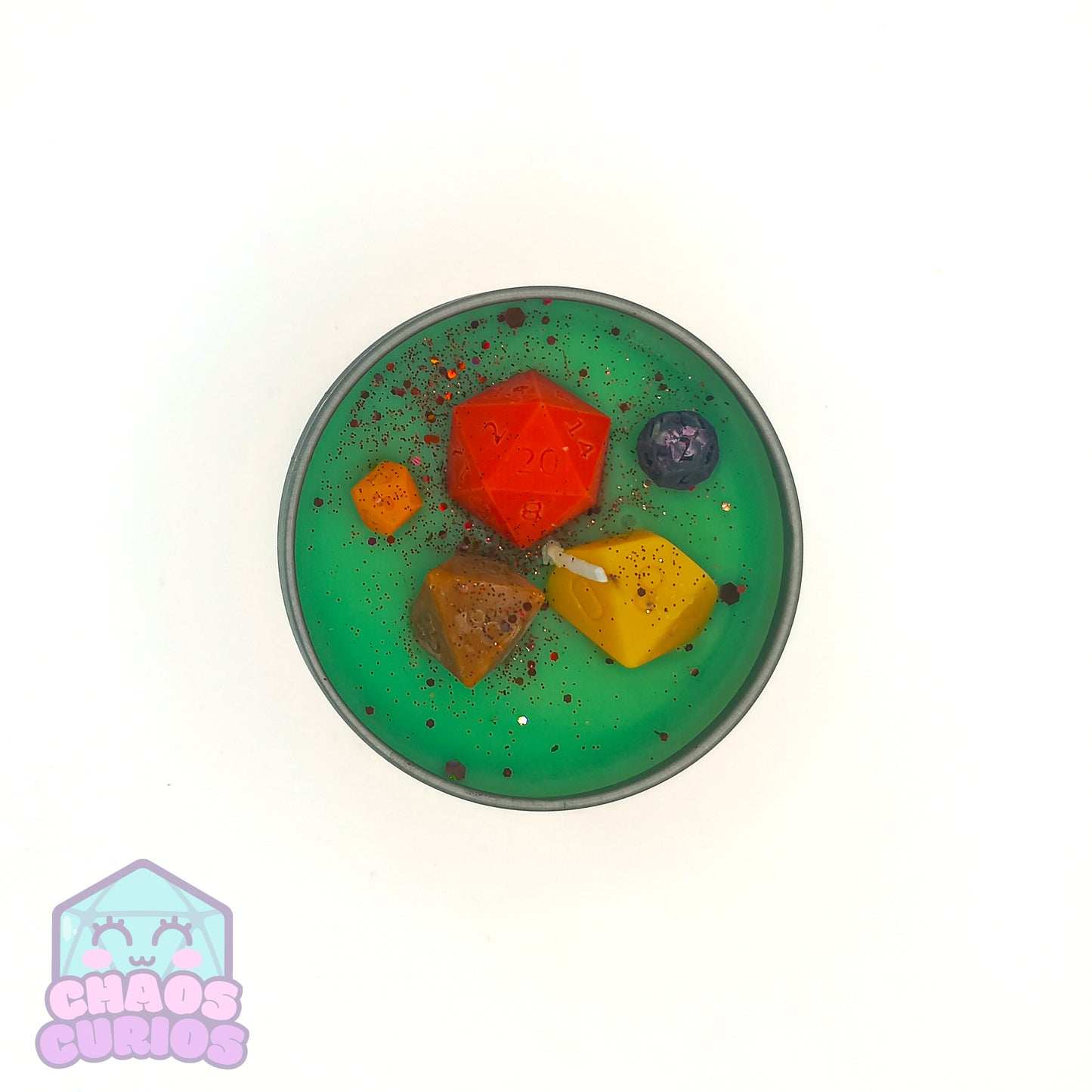 Long Rest Candle, Short Rest Candle, DnD Dice Candle, Wood Wick, Egyptian Amber Scented, Roleplay Candle, Dice Wax Melts, 35+ Hours