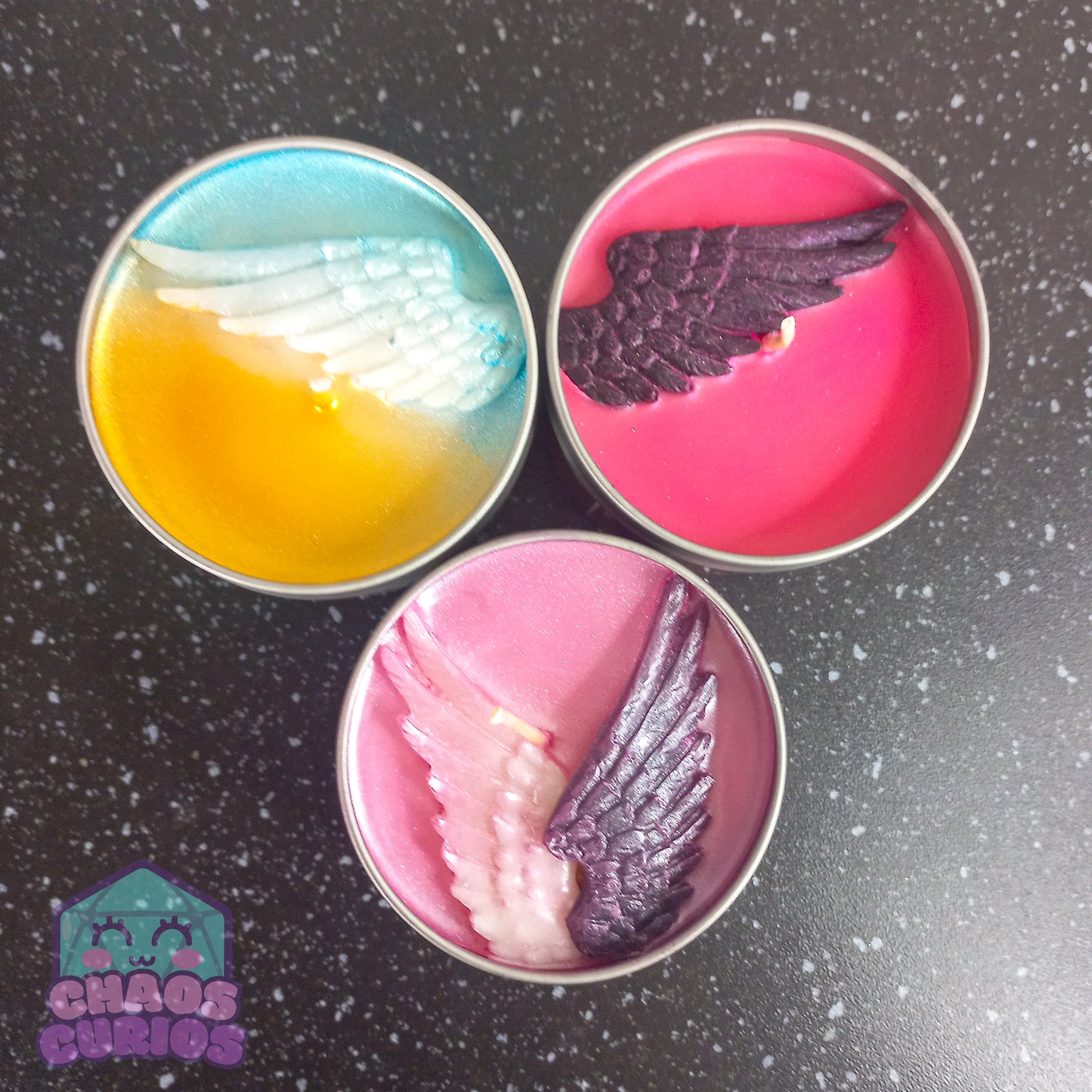 Angel Vegan Coconut Wax Candle, Raspberry Scone Cream Tea, Black Raspberry and Vanilla, 35 hrs+ burn time, Angel/Demon Inspired Candle, Good Omens Candle, Good Omens Fandom