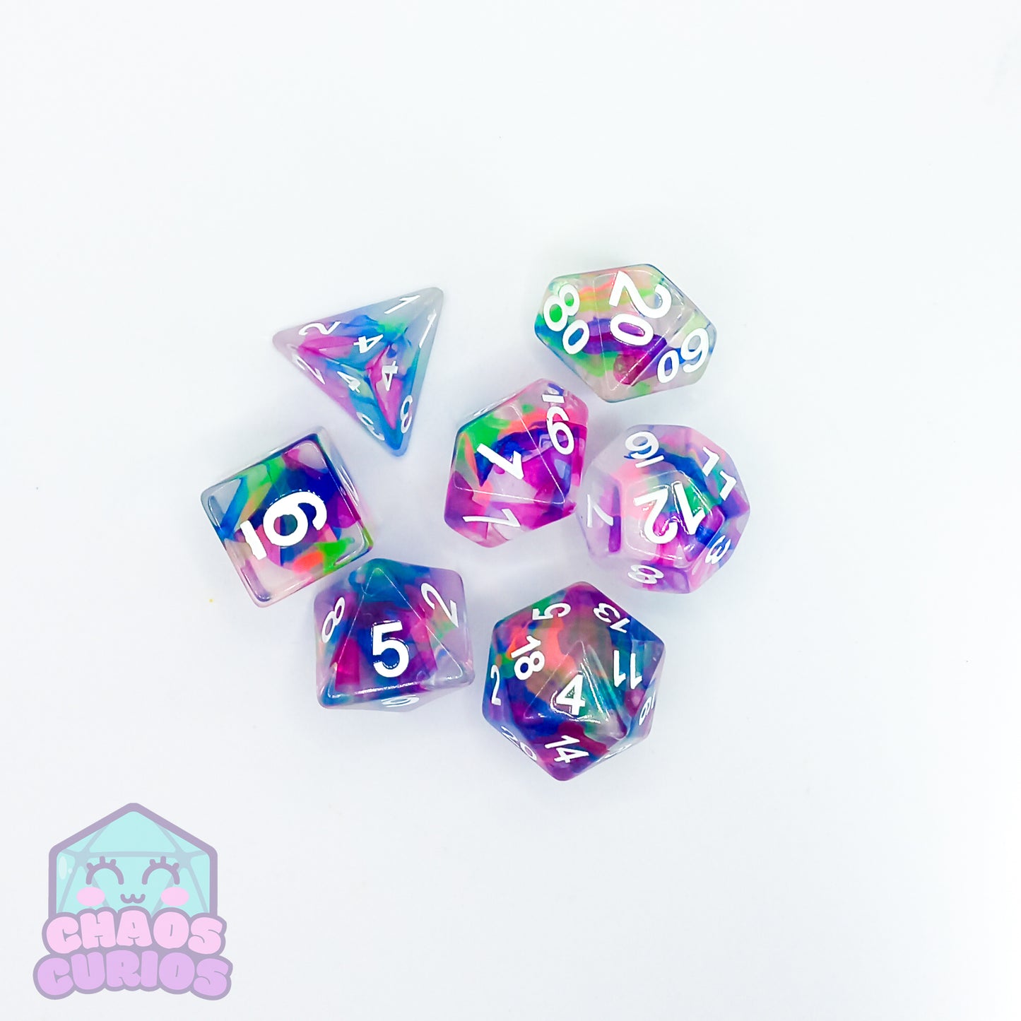 Dream Plane 7-piece Resin Dice Set