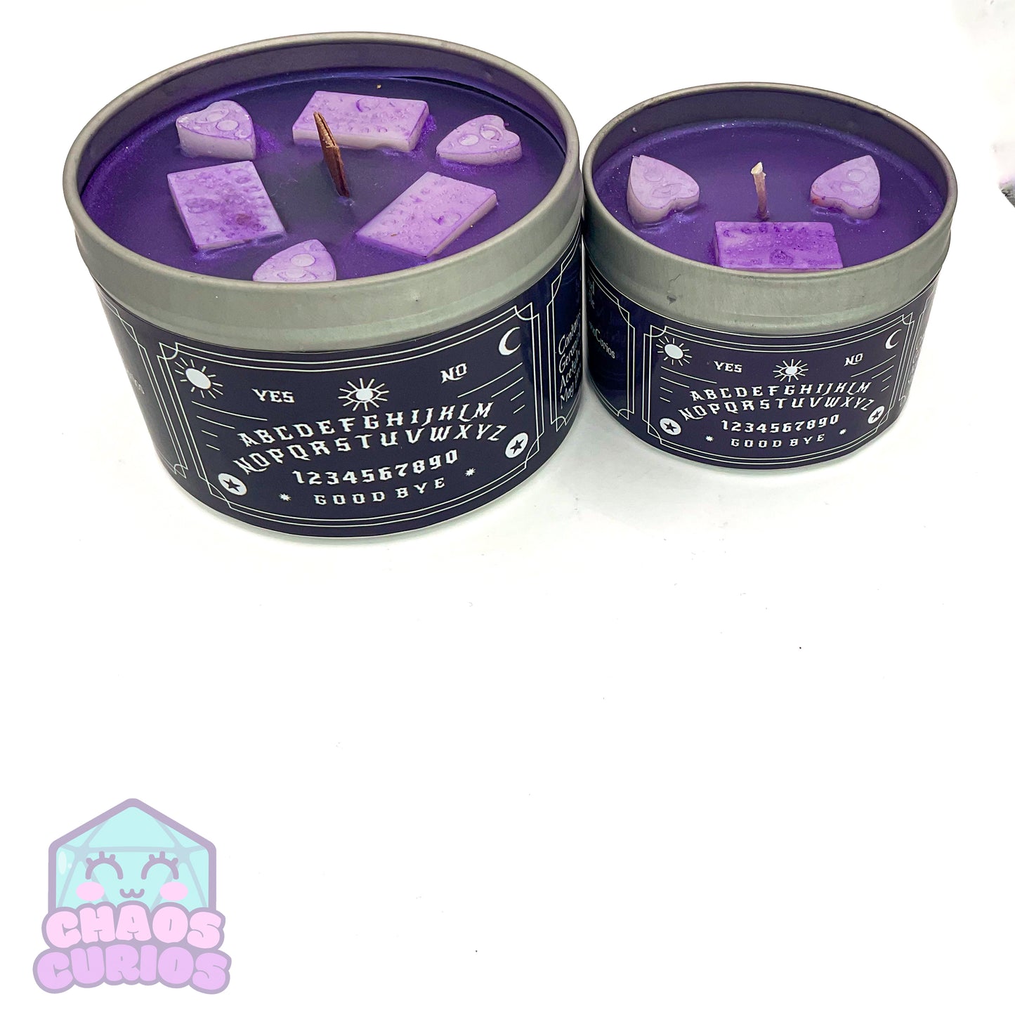 Ouija Board Candle, Vegan Coconut Wax Candle, Velvet Rose and Oud Scented, 35 hrs+ burn time