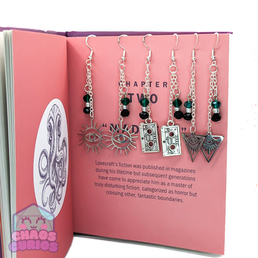 The Magnus Archives Earrings, TMA Jewellery, The Magnus Archives, The Eye, Ceaseless Watcher