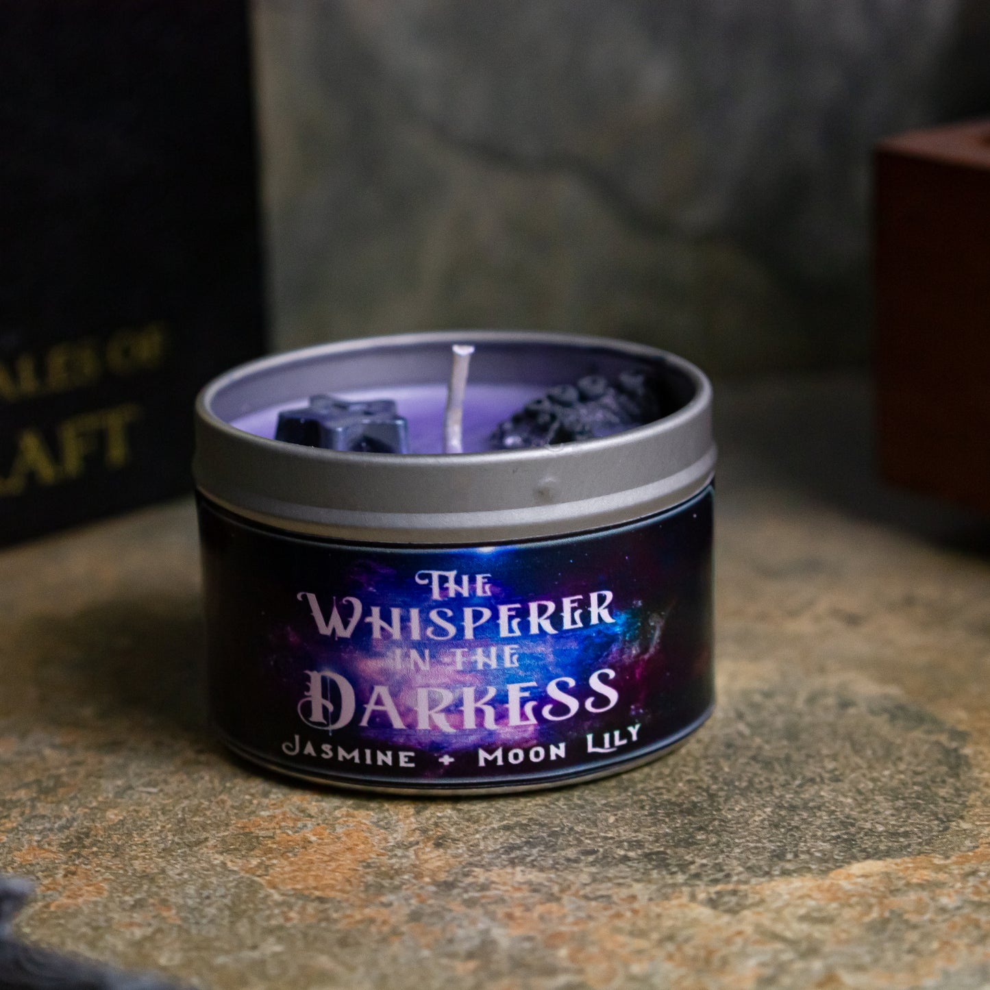 The Whisperer in the Darkness Candle, Soy Wax, 35 hrs+ burn time, Inspired Candle, Lovecraftian Candle, Cthulhu Mythos Candle, Cosmic Horror