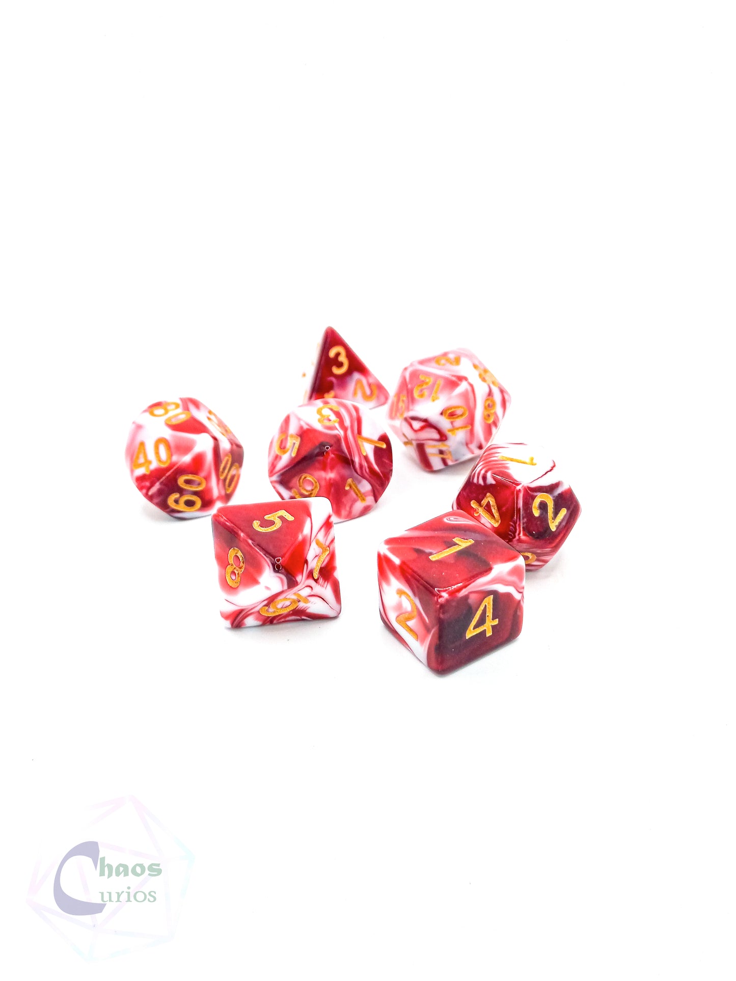 Bloody Romance 7-piece Dice Set