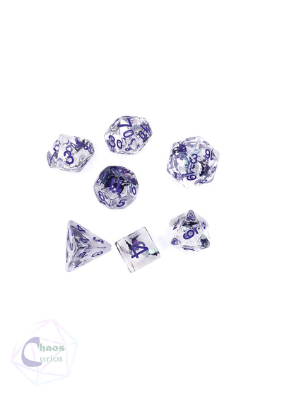 Bats N Cats 7-piece Resin Dice Set