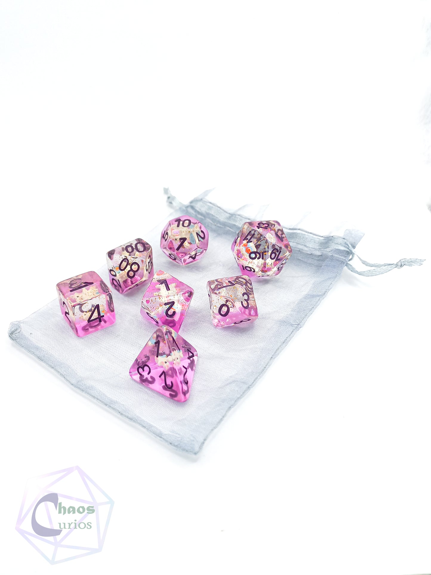 Unicorn 7-piece Resin Dice Set