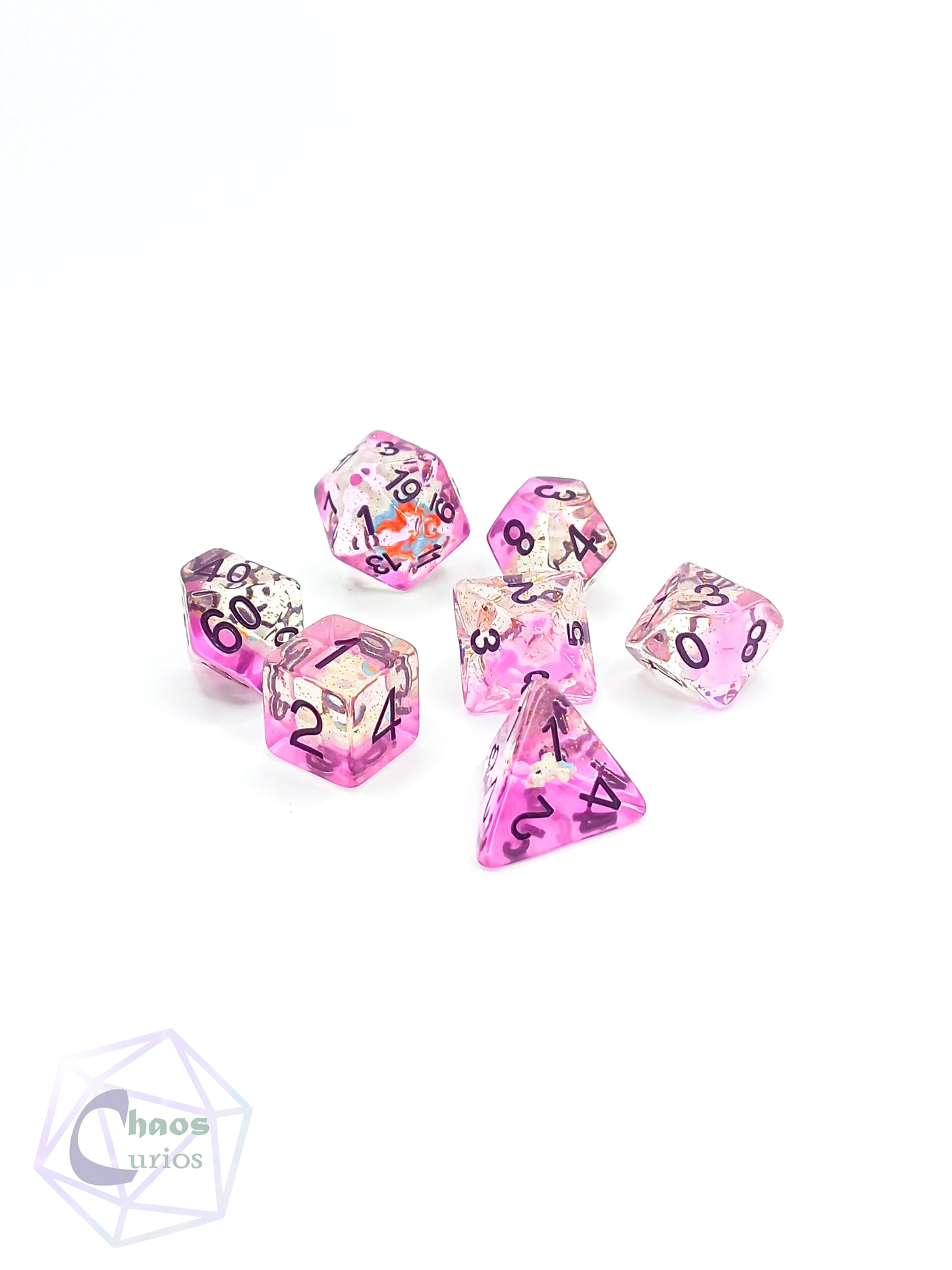 Unicorn 7-piece Resin Dice Set