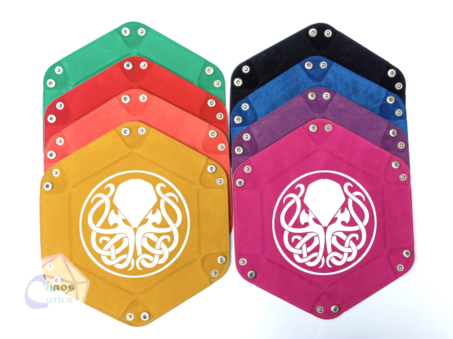 Cthulhu Dice Tray - White Print - Many Colours Available