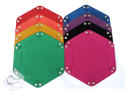 Flocked Dice Tray Many Colours Available