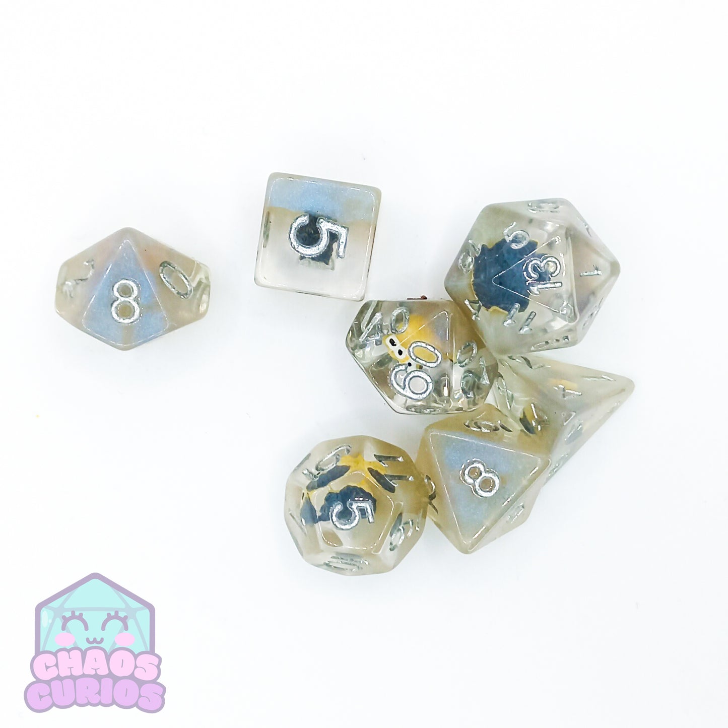 HOOT HOOT Owl 7-piece Resin Dice Set