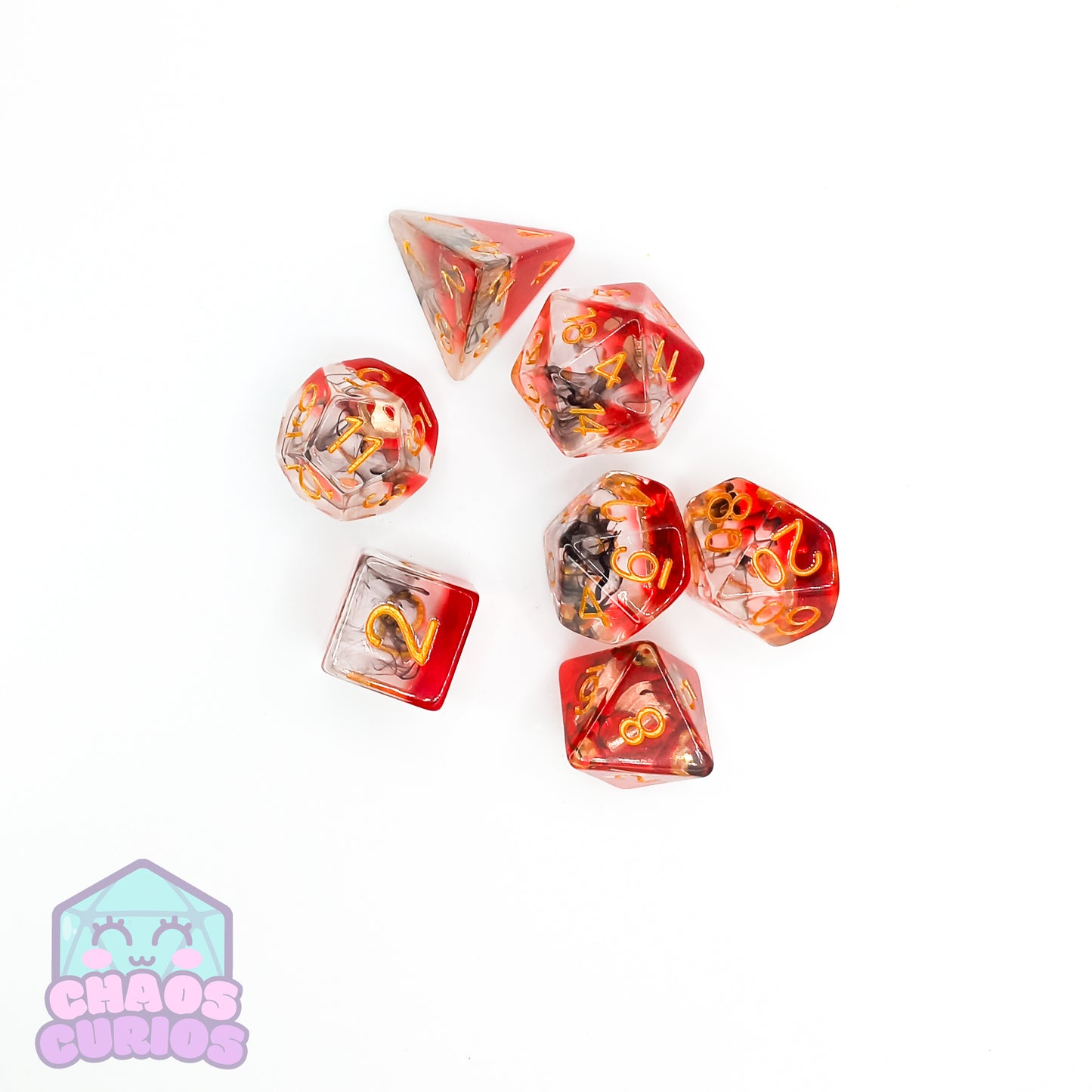 Axe! 7-piece Resin Dice Set