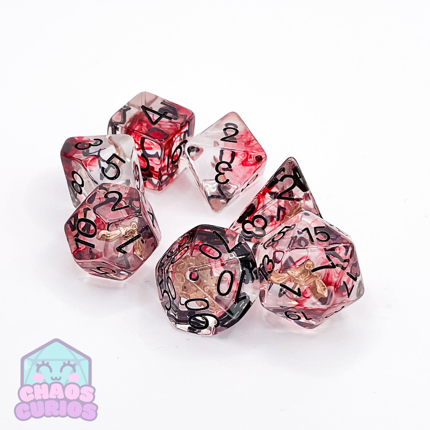 Dagger Dagger Dagger! 7-piece Resin Dice Set