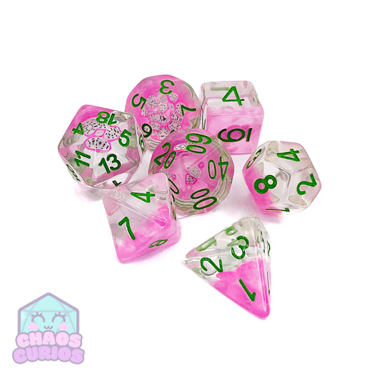 Dragonfruit 7-piece Resin Dice Set