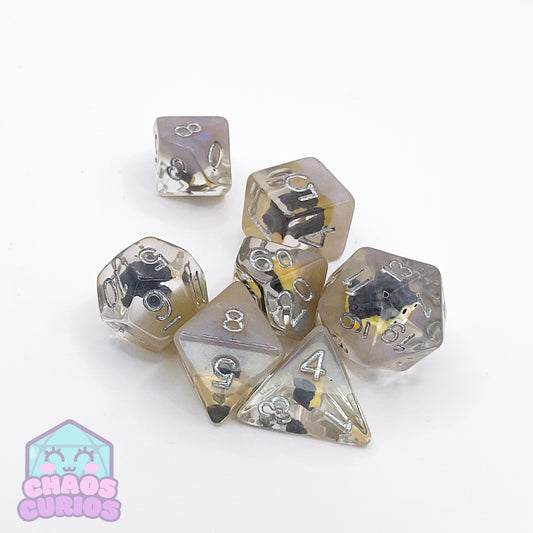 HOOT HOOT Owl 7-piece Resin Dice Set