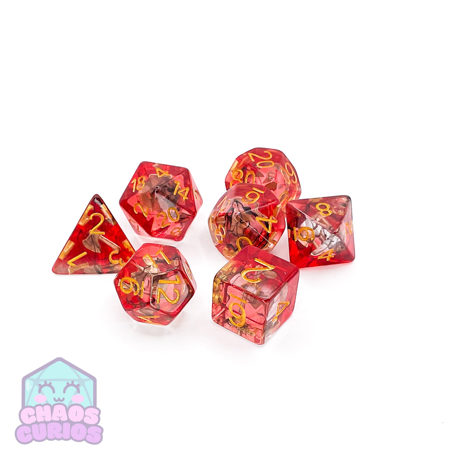 Axe! 7-piece Resin Dice Set