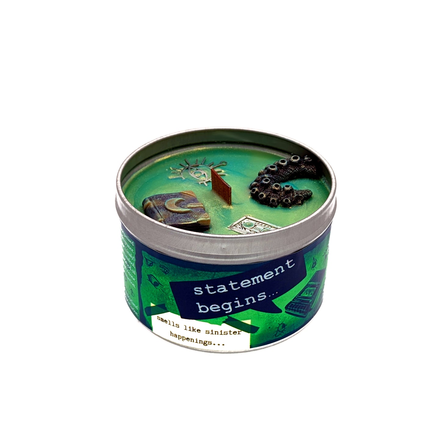 The Magnus Archives Candle, Statement Begins, Coconut Wax, Vintage Bookshop Scented, 35 hrs+ burn time