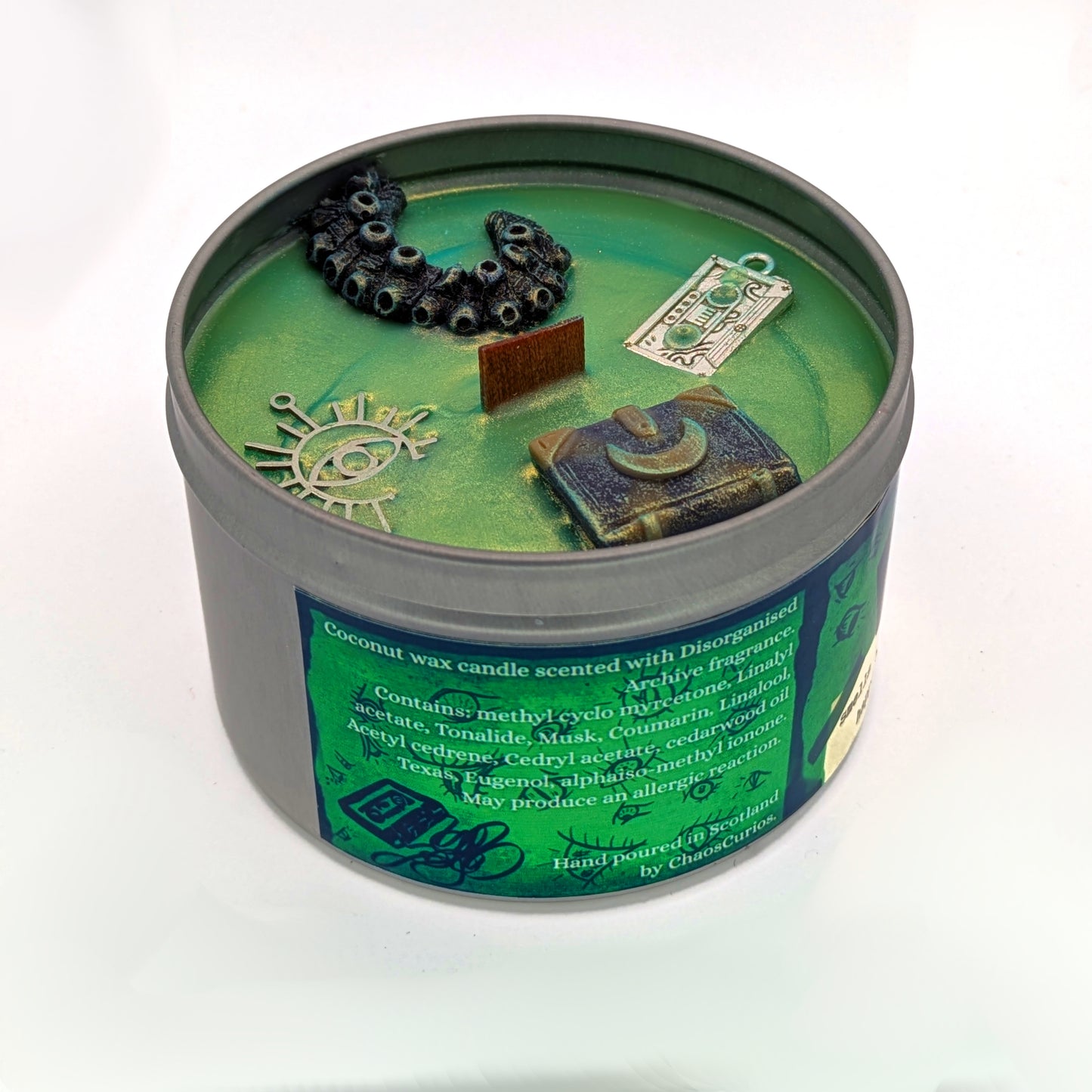 The Magnus Archives Candle, Statement Begins, Coconut Wax, Vintage Bookshop Scented, 35 hrs+ burn time