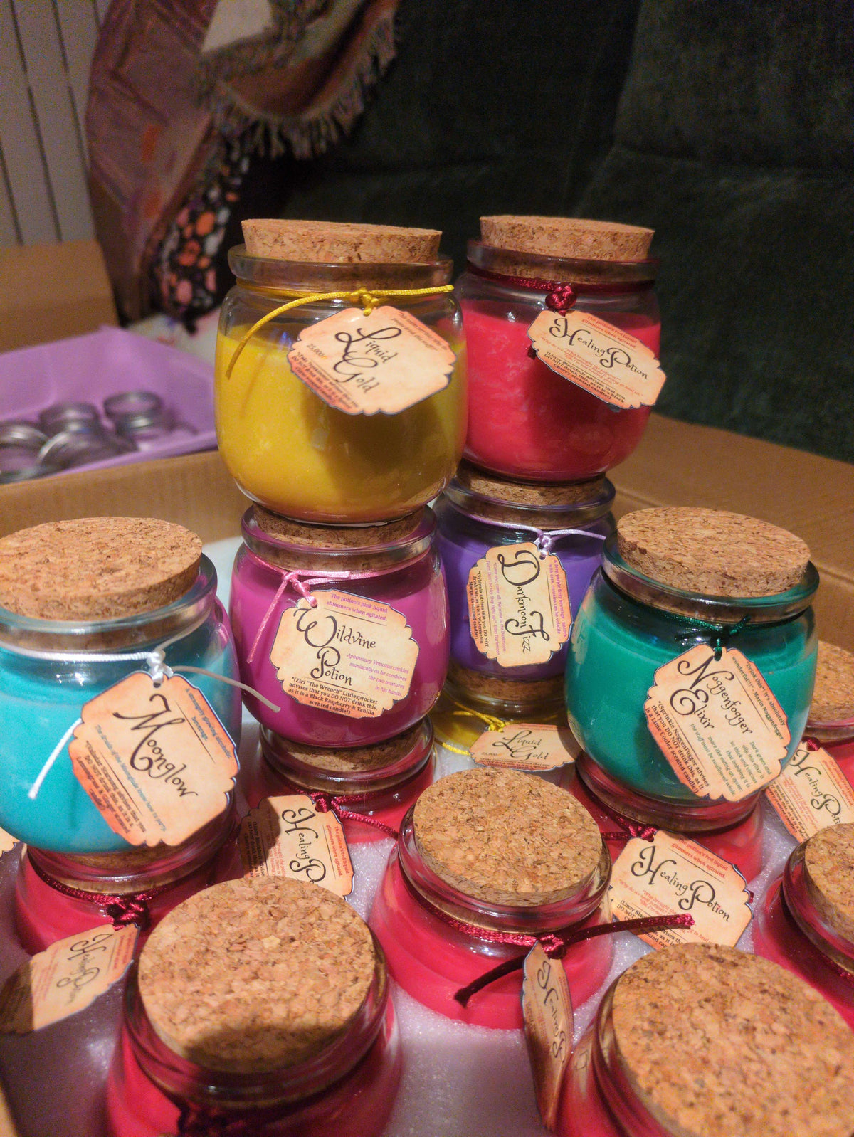 PREORDER WOW Mana pot and Healing Potion Candle duo, delivery included
